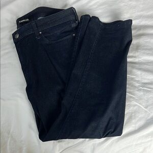 Express Blue Straight Jeans Classic Style